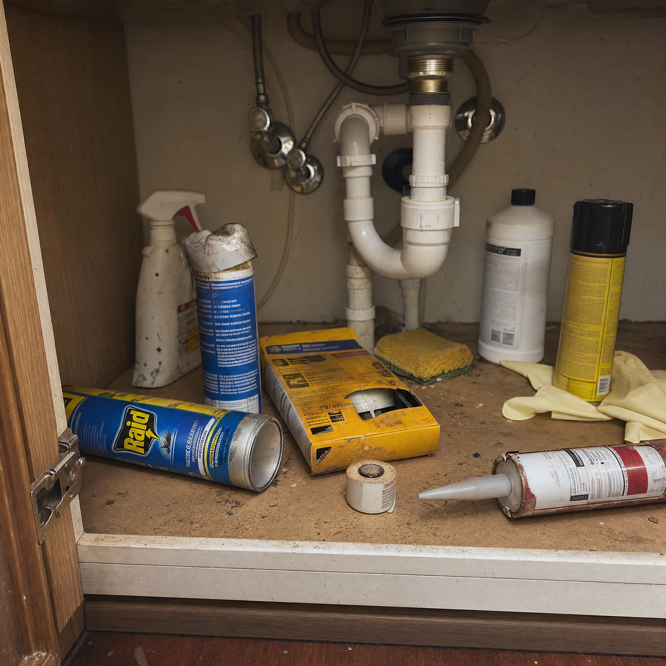 Products that failed under kitchen sink