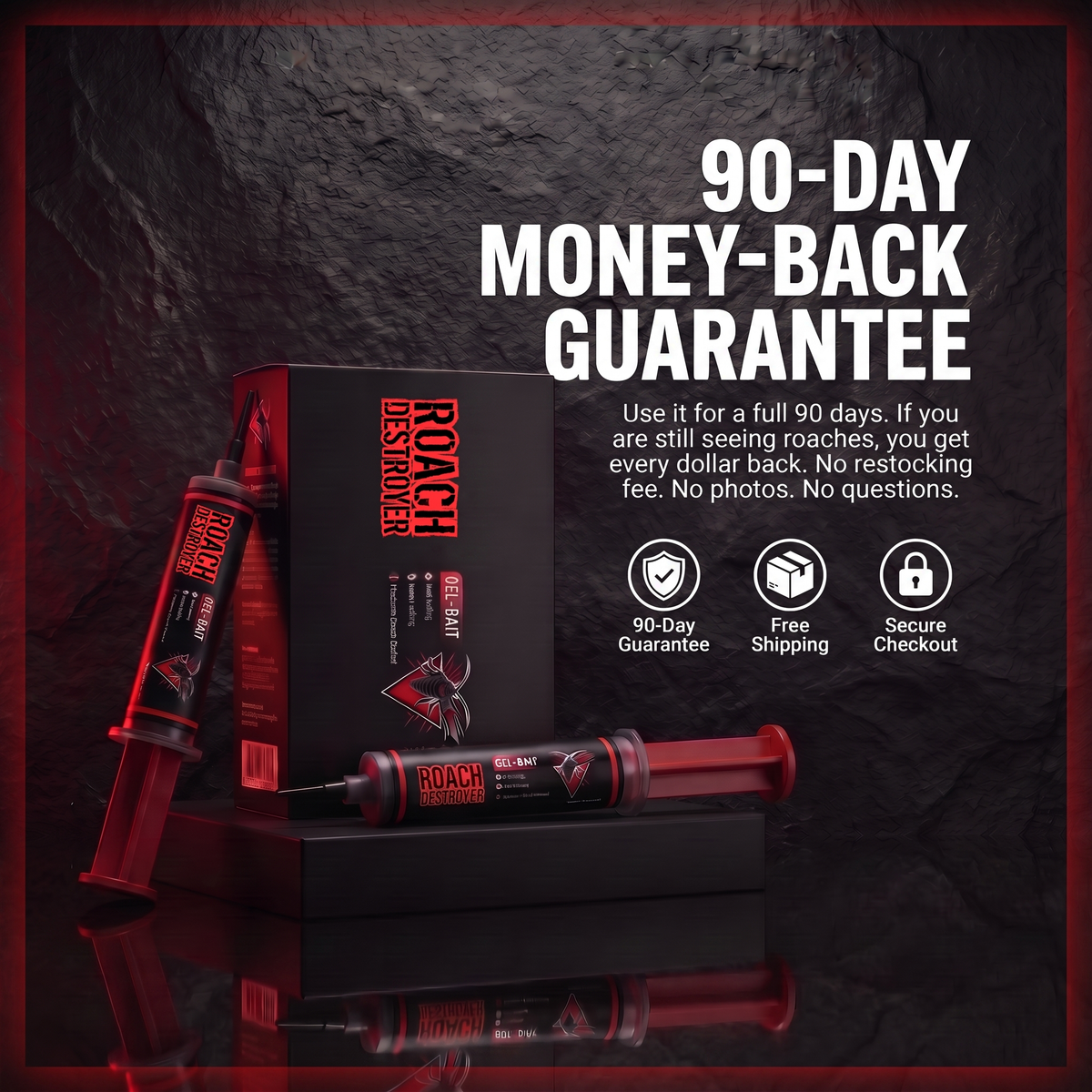 90-Day Money Back Guarantee (No Questions Asked)